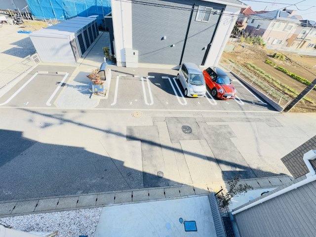 柏市花野井新築戸建（花野井Ⅲ）の展望|バルコニーより道路側眺望
