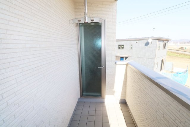 郡山市小原田２丁目　　  　　小原田小学校、小原田中学区　のバルコニー