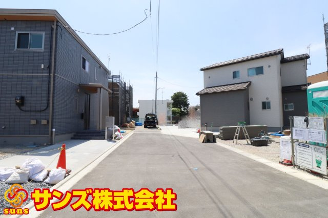 郡山市小原田２丁目　　  　　小原田小学校、小原田中学区　の前面道路含む現地写真|北側から見た外観