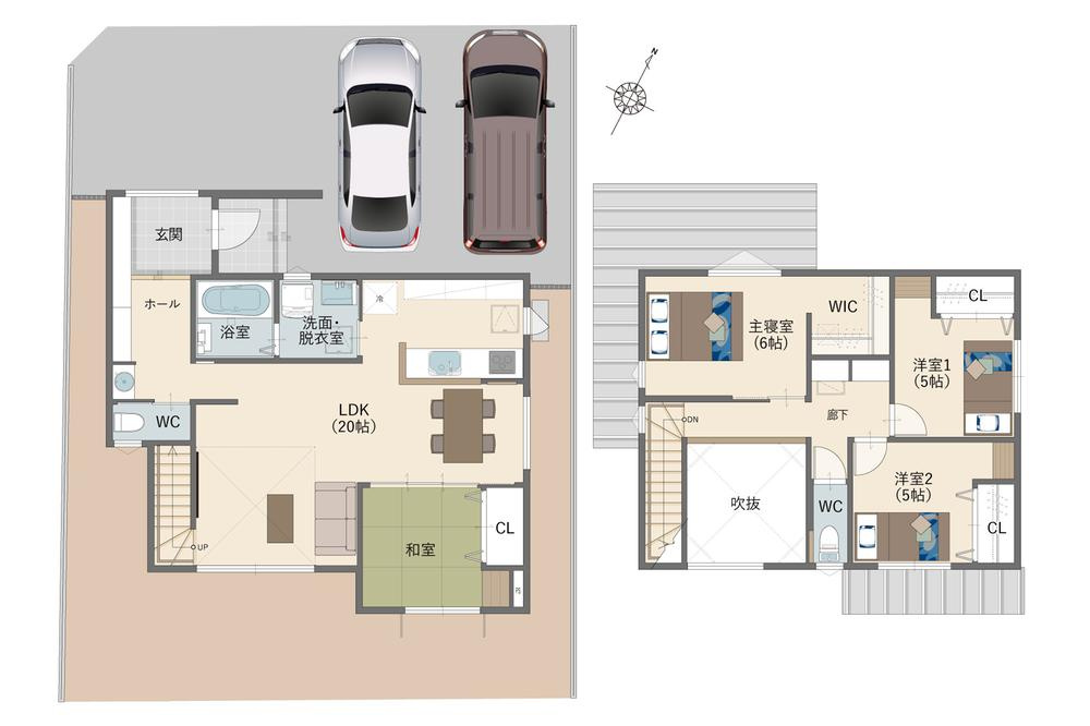 ナチュラルタウン鶴新田7号地の間取り