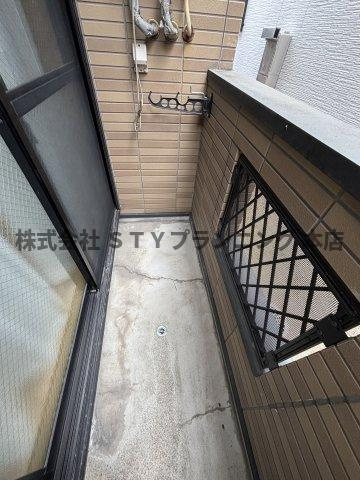 仲介手数料０円！エーデルワイスIIのバルコニー