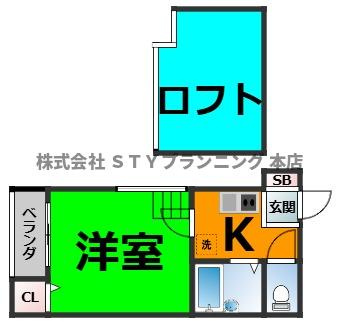 仲介手数料０円！エーデルワイスIIの間取り