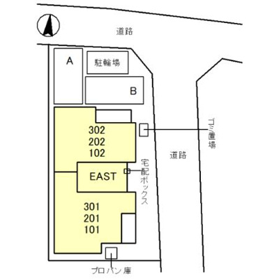 【区画図】 | D-Luce黒田-EAST