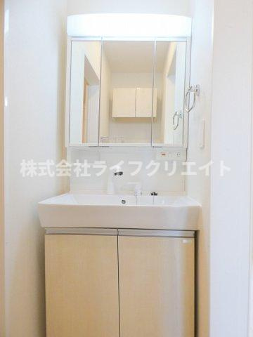 ハートランド長沼Iの洗面所