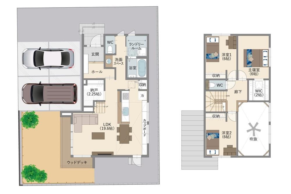 ナチュラルタウン鶴新田9号地の間取り