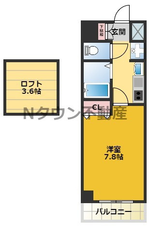 【間取り】 | プレサンス名古屋駅前アクシス | 間取りです