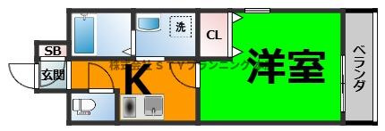 仲介手数料０円！ラフィネ又穂の間取り