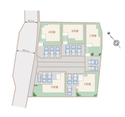 【区画図】 | 富士宮市小泉 8期 新築一戸建て A号棟 | A号棟の区画図です