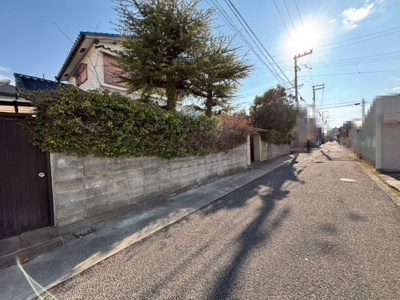 【前面道路含む現地写真】 | 別所町3丁目　売土地　全３区画 | 建築条件無！お好きな工務店やハウスメーカーで建築して頂けます♪