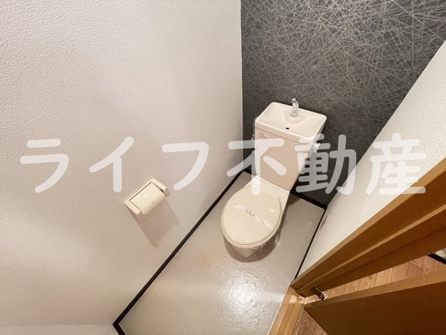 SENTIA八戸ノ里（八戸ノ里賃貸）のトイレ|コンパクトで使いやすいトイレです