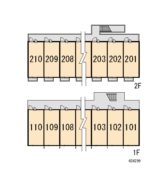 レオパレスMASUDAの区画図|画像3