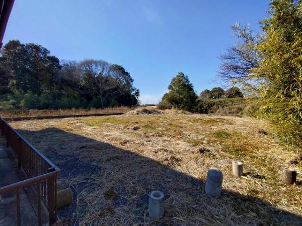 【庭】 | 下妻市半谷　平屋建て