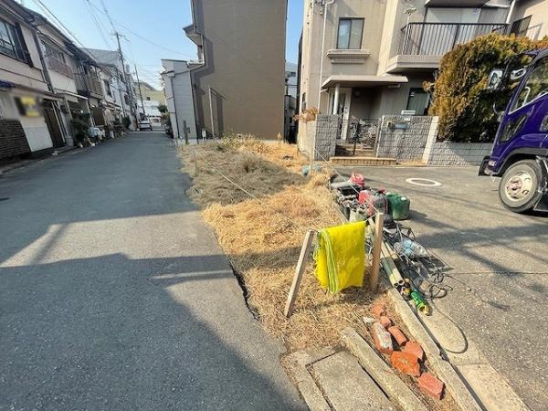 【前面道路含む現地写真】 | 守口市東光町2丁目　売土地