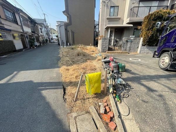 【前面道路含む現地写真】 | 守口市東光町2丁目　売土地