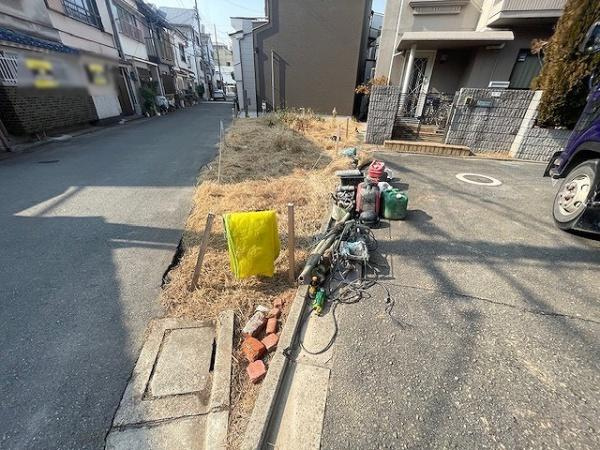【前面道路含む現地写真】 | 守口市東光町2丁目　売土地