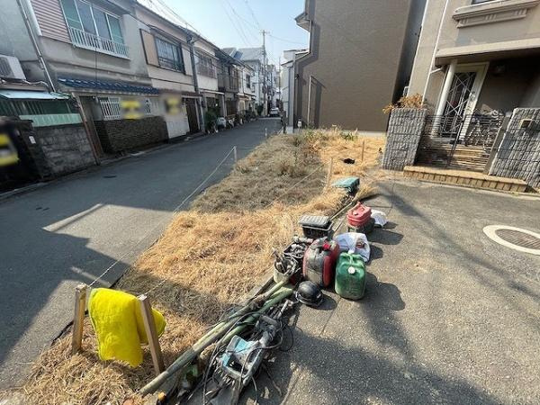 【前面道路含む現地写真】 | 守口市東光町2丁目　売土地