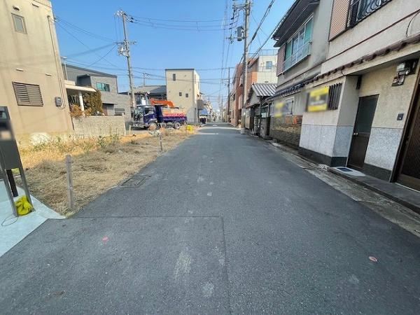 【前面道路含む現地写真】 | 守口市東光町2丁目　売土地