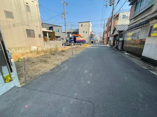 【前面道路含む現地写真】 | 守口市東光町2丁目　売土地