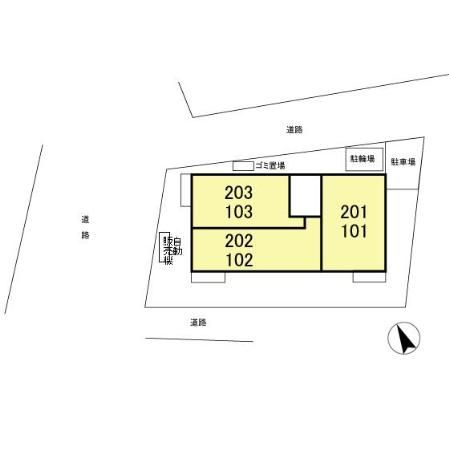 グレースブルックの区画図