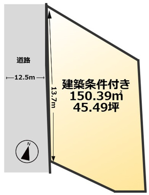 【区画図】 | COLORSグリーンヒル湖南市宝来坂２丁目限定１区画