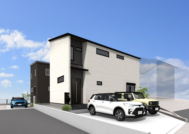 東灘区住吉山手9丁目の外観パース