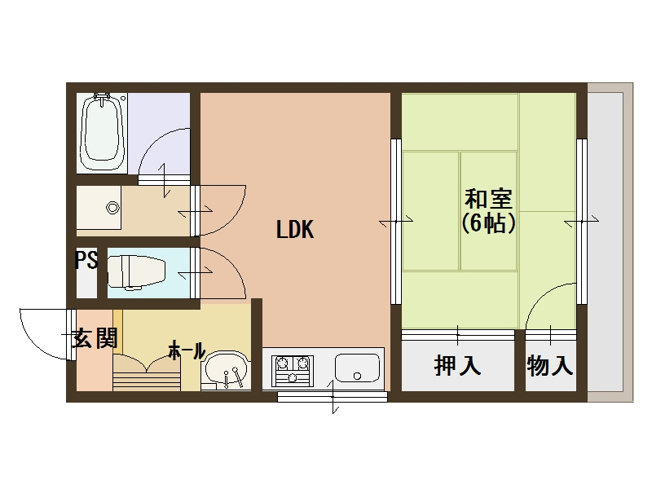 【間取り】 | カーサ粉浜