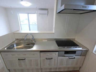 【キッチン】 | ユーストマ | ＩＨ・タッチレス水栓付き対面キッチン