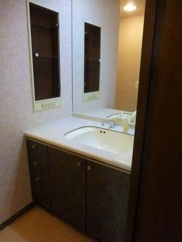 サーパスシティ白川3番館の独立洗面台