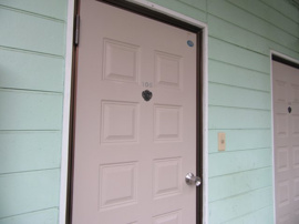 明るい玄関です