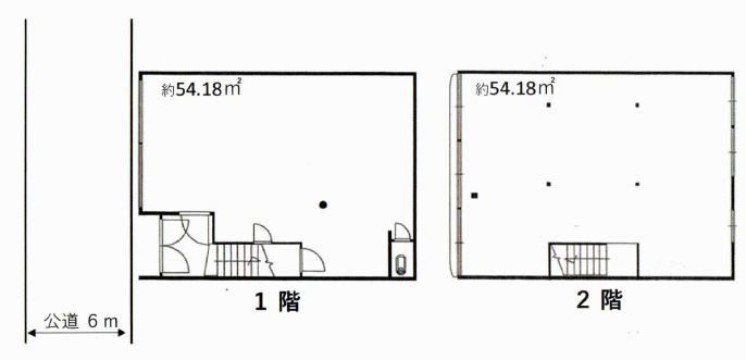 今橋2丁目貸店舗・事務所の間取り