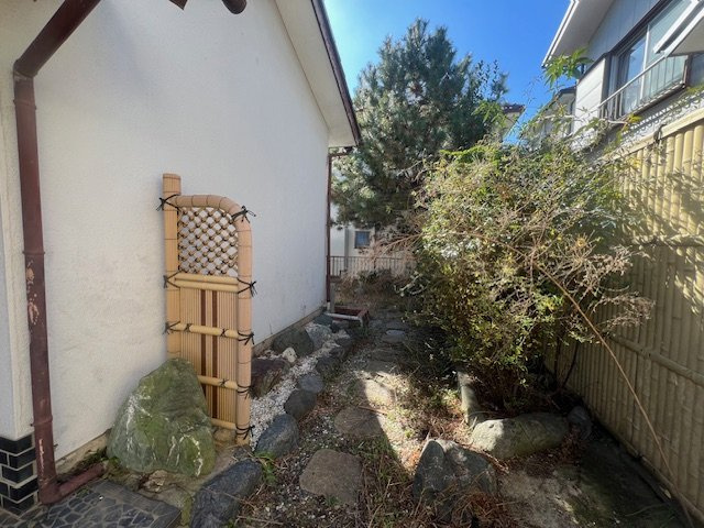 茅ヶ崎市萩園　建築条件無し　売地の外観