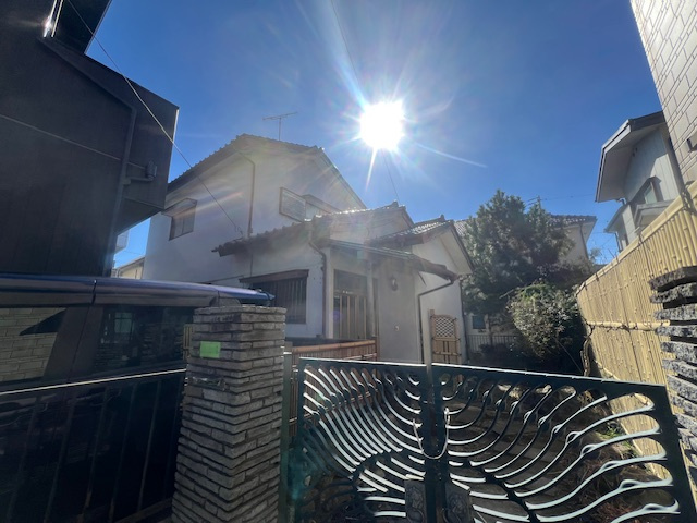 茅ヶ崎市萩園　建築条件無し　売地の外観