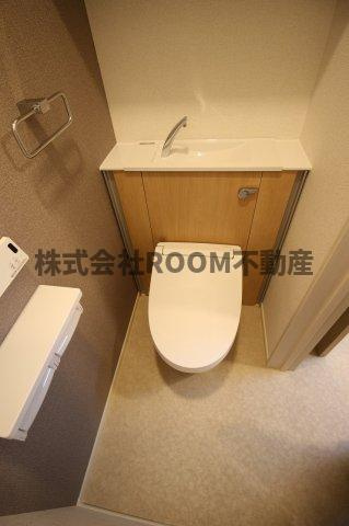 ロータス都城　３棟のトイレ|ゆったりとした空間のトイレです