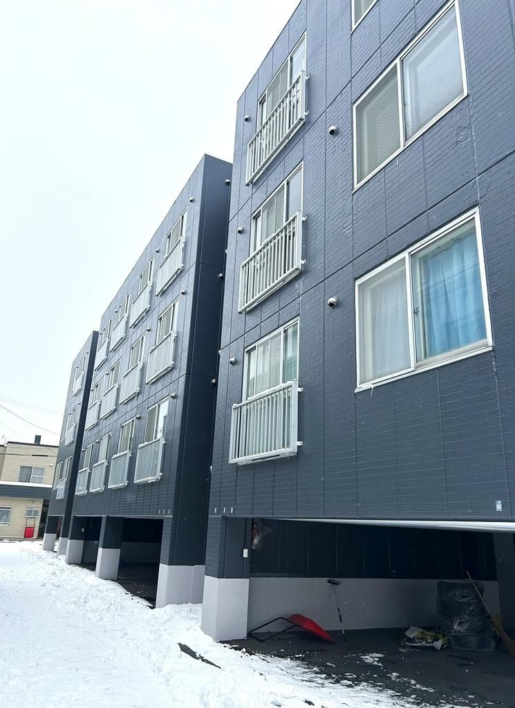 札幌市東区東苗穂四条１丁目の一棟アパートの外観