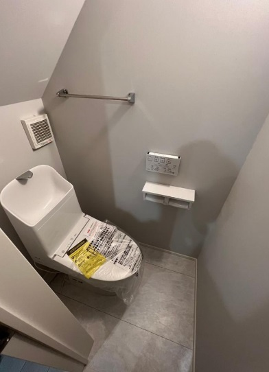 足立区谷在家２丁目の一棟アパートのトイレ