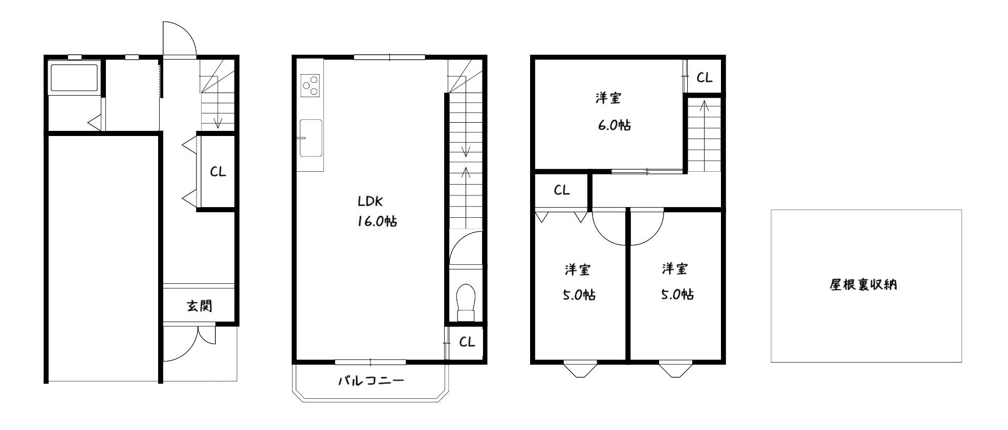 中町　中古一戸建ての間取り|間取り図はいかがですか？ご希望を叶える間取りですか？リビングの広さは？水回りの位置は？カウンターキッチン？など色々な情報が集約されています。弊社ではリフォームなどのご相談も承っております。