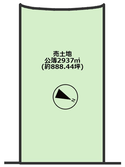 草津市御倉町　売土地の外観