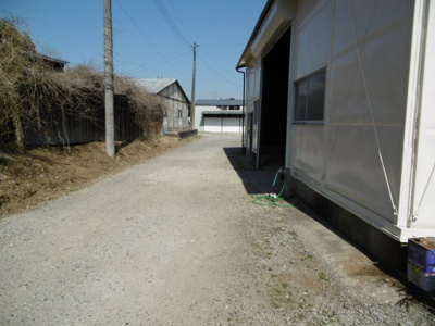 【周辺】 | 市原市勝間倉庫・作業場 | 物件前私道