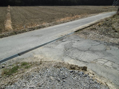 【周辺】 | 市原市勝間倉庫・作業場 | 物件へ入る前面道路