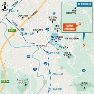 【地図】 | 市原市勝間倉庫・作業場