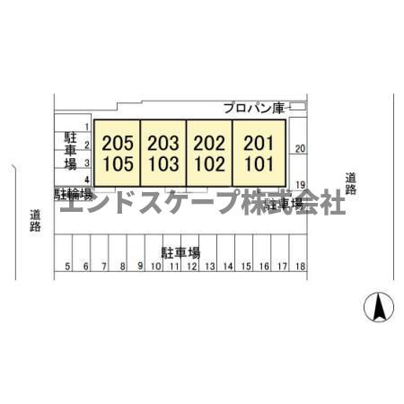 クラーレＹの区画図|高崎、前橋エリアのお部屋探しはエンドスケープまで！お客様の理想お聞かせ下さい♪