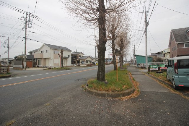 壬生町元町の前面道路含む現地写真|西側道路