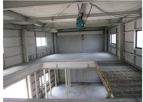 嵯峨甲塚事業所兼倉庫の内装