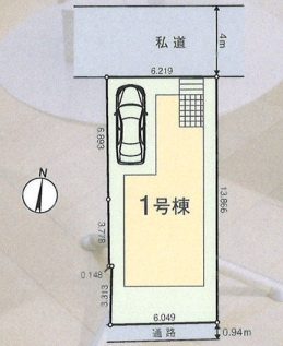 西大泉4丁目・新築戸建の区画図