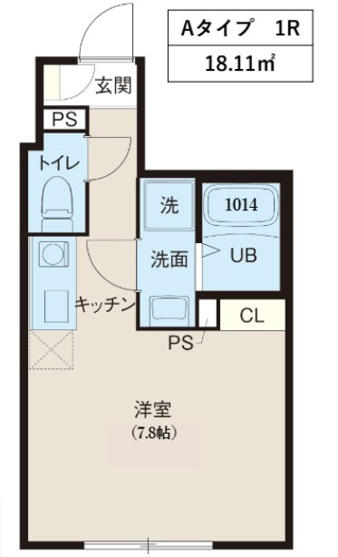 レピュア北千住レジデンスⅡ の間取り