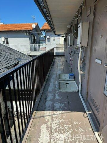 トリドール後田のバルコニー