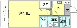 【間取り】 | クレフラスト野並B棟
