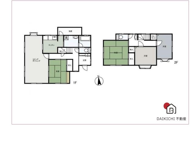 【間取り】 | 熊谷市万吉　中古戸建