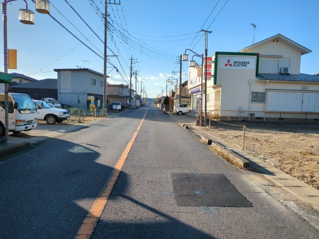 【前面道路含む現地写真】 | 東金市台方　土地