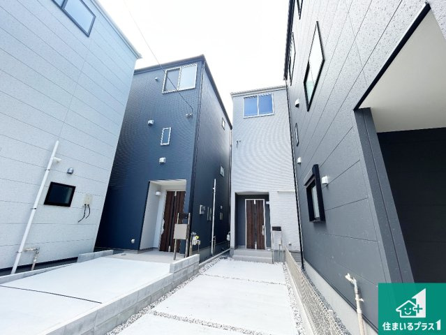 東淀川区大桐　新築一戸建ての外観|お客様に長く安心して住んでいだだける事にこだわった家づくり！住んでからのアフターサービスにもしっかりと取り組んでいます！